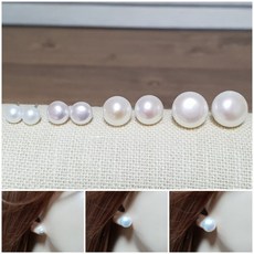 담수흑진주귀걸이
