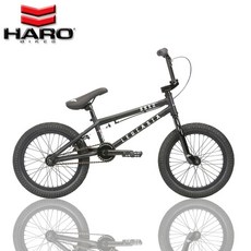 BMX 묘기자전거 Harlow HARO LEUCADIA 16 인치 청소년 입문용 고급형, 16 인치 블랙