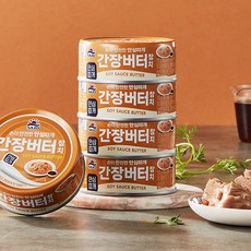사조 간장버터 참치 안심따개 100g 4개