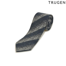 트루젠 트루젠 도트 그라데이션 볼드 스트라이프 레지멘탈 넥타이B_BLUE-STRIPE_TS7F9-MAN590