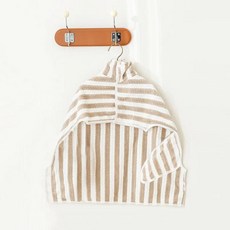 클래식 스트라이프 반려동물 목욕 타올 강아지 가운 흡수성 빠른, 1.Brown, 1개