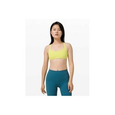 205888 룰루레몬 여자 Free To Be Bra Wild 리바이스 Lemon Vibe 사이즈 6