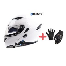 블루투스 헬멧 오토바이 배달 바이크 장갑무료증정 용품 풀페이스 스쿠터 쉴드, 5_블루투스 모델