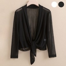 룸브리 여성 여름 긴팔 시스루 가디건
