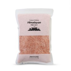 블루오션 히말라야 핑크솔트 (중간입자) 중량별 핑크소금 암염 소금, 1개, 2kg