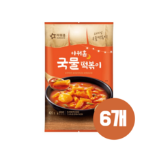 아워홈 국물떢볶이 추억의 맛 매콤달콤 420g, 6개