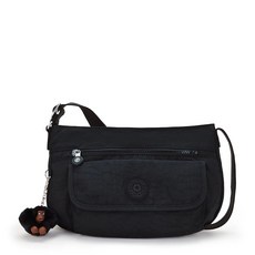 Kipling 여성용 Syro 크로스바디 액세서리 정리 놀랍도록 넓은 공간 조절 가능한 스트랩 나일론 백 트루 블루 토널 - 키플링스트랩