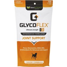 VetriScience GlycoFlex 3단계 치킨 맛 소프트 츄 강아지용 관절 보조제