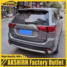 리어 스포일러 호환 Mitsubishi Outlander 2013 2019 roof spoiler ABS 프라이머 색상 rear For, 없음