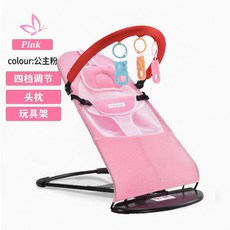 아기흔들의자 신생아 요람 블라썸즈 전동 침대 자동 수면 베이비 안락 재우기 바운서, 4. 파우더(더블넷 머리받침 장난감)