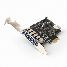 이지넷 USB 3.0 7포트 PCIe 카드 (NEXT-407NEC LP), 단일상품