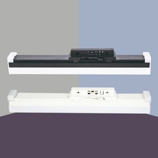 장수램프 LED T10 라인조명10W 15W 20W 25W 레일조명 레일등 일자등, 블랙, 20W 900mmx주백색(아이보리빛), 1개