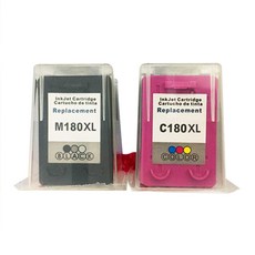 INK-M180 INK-C180 XL 대용량 호환 잉크 세트 삼성