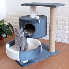 고양이 둥지 사계절 범용 다목적 캣타워, 개, 그레이 특대형