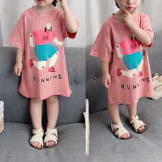 kirahosi 여름 옷 아동복 반팔 티셔츠 롱 84호+ 덧신 증정 BI8xlw8r
