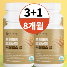 참신한하루 캐나다산 호라산밀 곡물 발효 효소 정 4통 8개월분, 4개, 60정