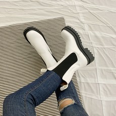 라운드 폴링 러브 앵클 워커 부츠 2color