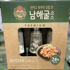 백설 남해굴소스 350g x 3입, 1.05kg, 1박스