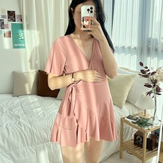 헤링본 여자 집업 래쉬가드 수영복 빅사이즈 RC903W 상품 이미지