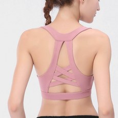 필라테스 요가 브라탑 상의 전문브라 핑크요가복 상의 여 러닝 미등 요가런닝형 브