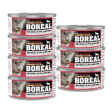 보레알 캔 그레인프리 고양이 주식캔 156g x 7개, 치킨+연어