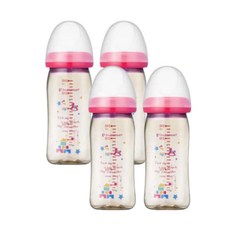 더블하트 소프트터치 모유실감 PPSU 젖병 트윈팩 240ml 2p, 4개