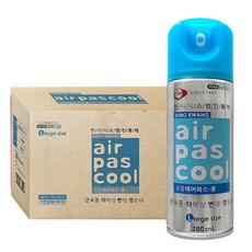 성광 에어파스 쿨 스프레이 280ml x50개 뿌리는파스, 단품