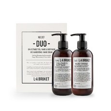 [갤러리아] 라부르켓듀오 키트 4 [핸드] 워시 & 크림 세이지/로즈마리/라벤더 190ml*2, 1개/향:세이지로즈마리라벤더