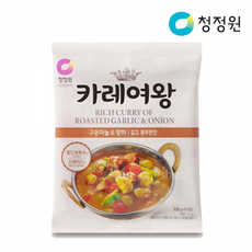 청정원 카레여왕 구운마늘&양파, 108g, 8개