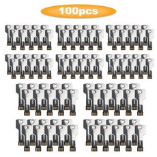 SD카드 100 개/로고 로고 Usb2 케이스, 128MBx100pcs, Green, 1개