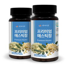 백세식품 프리미엄 매스틱정 600mg x 60정 HACCP인증제품, 2개, 36g