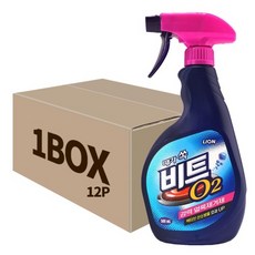 때가 쏙 비트O2 강력 얼룩제거제 스프레이 500ml 12개