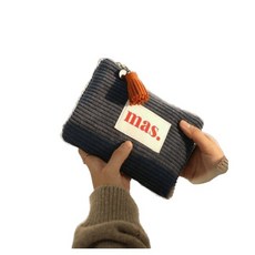 (정품매장판) MASMARULEZ mas basic pouch_corduroy navy 1129483