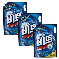 때가 쏙 비트 액체세제 일반세탁기용, 3개, 2L