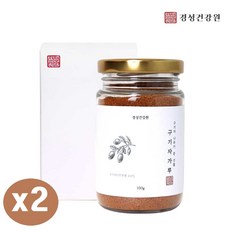 KUNG SUNG건강원 구기자 분말 가루 건구기자 열매 차 물 항산화 루틴 베타카로틴 비타민c, 2개, 100g