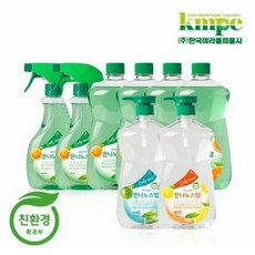 [KT알파쇼핑]시즌3 은나노스텝 다용도세정제 550ml 2개+1 100ml 4개+주방세제1 1000ml 2개, 1개