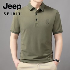 JEEP SPIRIT 남성 카라 반팔 티셔츠 남자 PK 여름 피케 셔츠 HB-T8007