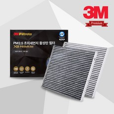 [SALE] 3M X3 차량용 프리미엄 활성탄 필터 PM2.5 (현대), 7212 제네시스쿠페(08년 10월후), 1개