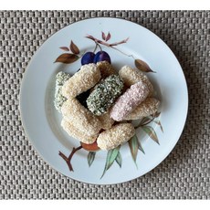 [맛나한과] 한과 찹쌀유과종합세트 600g (생강 참깨 흑임자 복분자 파래) 굿뜨래GOODTRAE 해썹HACCP인증, 1개