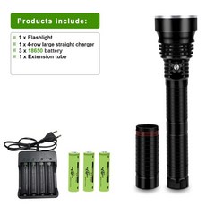 XHP90.2 직업 다이빙 손전등 18650 강력한 플래시 라이트 xhp90 led 토치 수중 램프 xhp70 충전식 심해 램, 06 DHQ507B1-B41_01 black