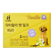 닥터할리 펫밀크 바닐라 200ml x 10개 x 2박스 (총 20개), 20개