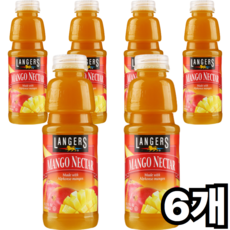[쿨앤드몰] 랭거스 망고, 6개, 449ml