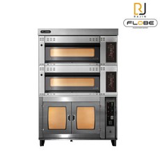 라진플로베 데크오븐 4매2단 + 하부발효기 12매 RJCO-402BP4 (정품), 2단 세라믹 돌판 + 스팀O