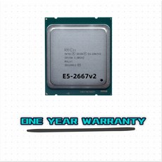 인텔 제온 E5 2667 v2 3.3Ghz 8 코어 16 스레드 25MB 캐시 SR19W 130W 프로세서, 한개옵션0
