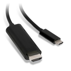 NEXT-2241TCH-WHITE USB C타입 to HDMI 케이블, 블랙