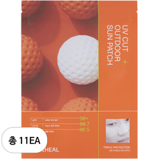 메디힐 유브이 컷 아웃도어 트리플 프로텍션 선 패치 3종 x 4p 세트, 20g, 11개