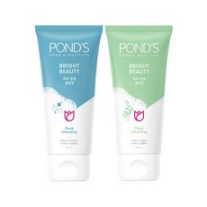 폰즈 브라이트 뷰티 아미노 애시드 클렌징 폼 클리어스파 200ml + 피부 진정, 클리어스파 아미노 애시드 클렌징폼 200ml, 피부 진정 클렌징폼 200ml