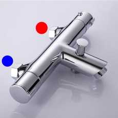 온도 조절 욕조 샤워 수도꼭지 벽 믹서 뒤집힌 입구 물에 적합한, 01 CHINA, Type C