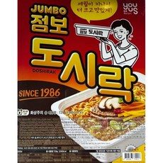 점보도시락컵라면 729g, 1개