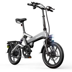 16인치 접이식 전기자전거 미니벨로 400W 전동 미니 스쿠터 10A 14AH 바이크, 그린/블랙 14ah 70~100km